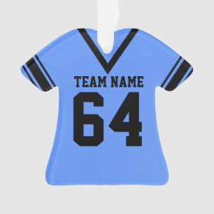 Football Jersey Blue Black Uniforme