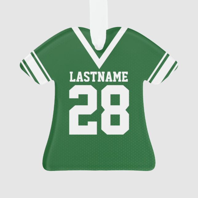 Football Jersey Green Uniforme (dos)