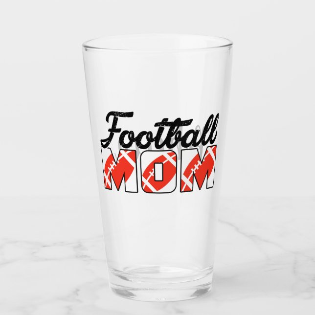 Football maman et nom verre (Devant)