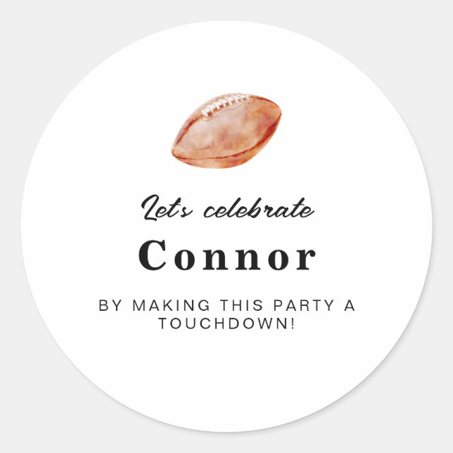 Football Party Stickers (Devant)