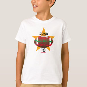 Football personnalisé Anniversaire T-shirt HAMbWG
