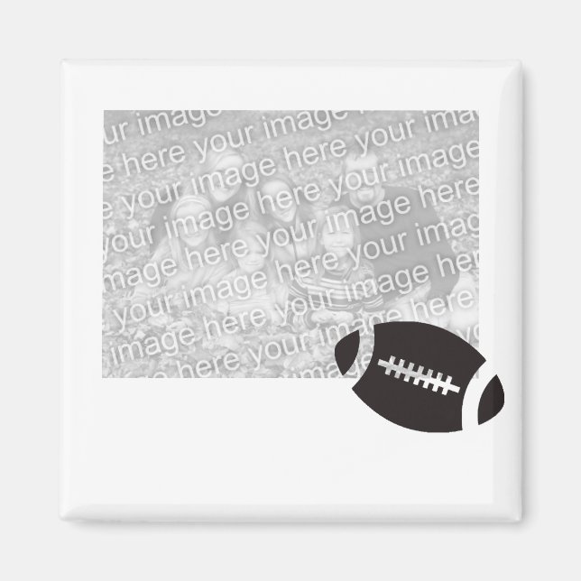 Football Photo Magnet Keepsaké (Devant)