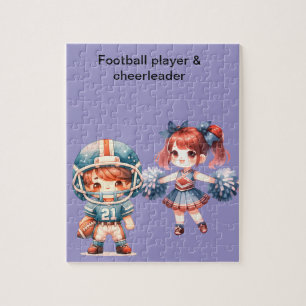 Football & Pom-pom girl Jigsaw Puzzle