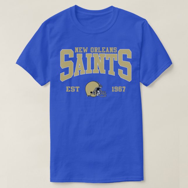Football rétro Nouvelle-Orléans TShirt (Design devant)