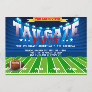 Football sportif Carte de fête d'anniversaire