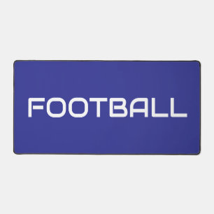 FOOTBALL Sportif Moderne Texte blanc sur le bleu p