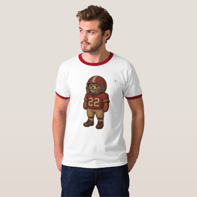 Football Teddy T-shirt (Devant entier)