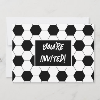 Football Thème Anniversaire Invitation