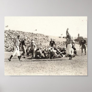 Football vintage Poster man cave, décor de bureau