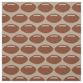 Footballs dans une rangée, tissu sportif Motif