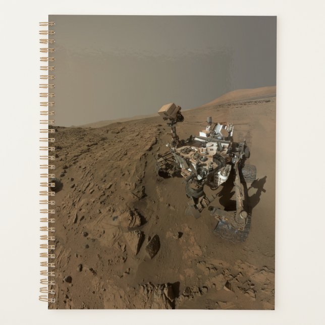Forage sur Mars Curiosity Paysage Martien Rouge (Devant)