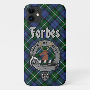 Forbes Insigne de clan et étui de téléphone Tartan