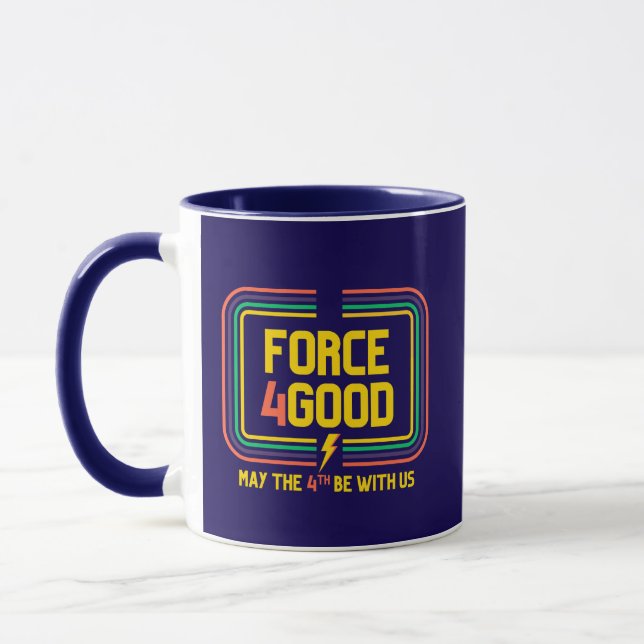 Force4Good Navy Blue Mug (Gauche)