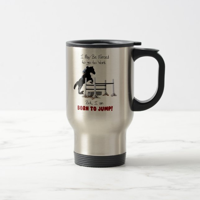 Forcé à travailler, soutenu pour sauter la tasse (Droit)