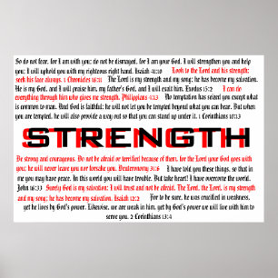 Force - affiche biblique