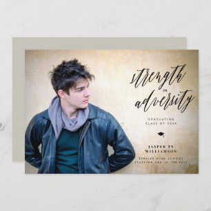 Force dans l'invitation de diplôme universitaire