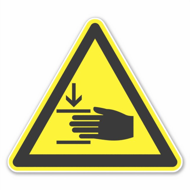 Force de broyage des mains d'en haut Étiquette (Devant)