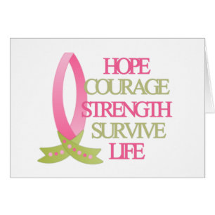 Force de courage d'espoir de cancer du sein