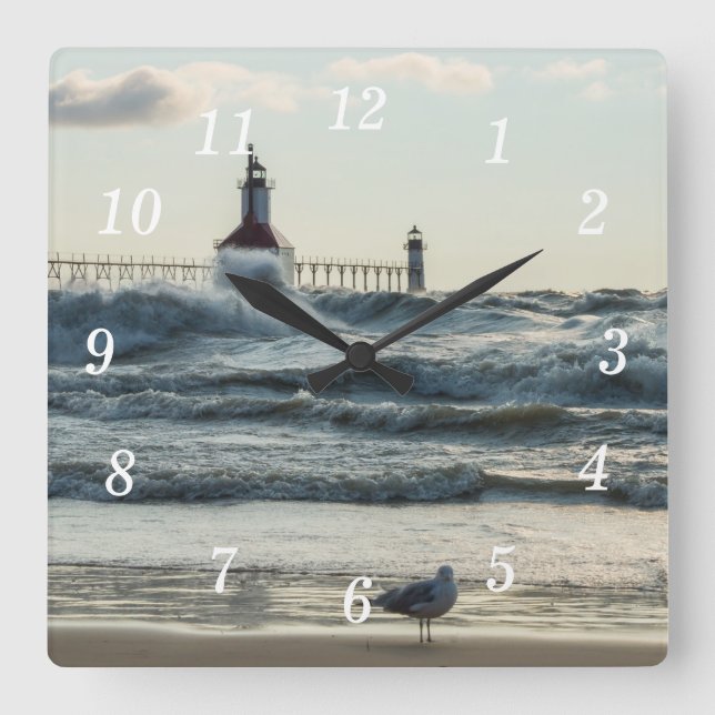 Force Derrière La Mur De Beauté Horloge (Recto)