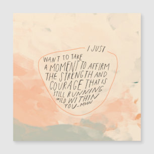 Force et courage Citation encourageante pour l'ami