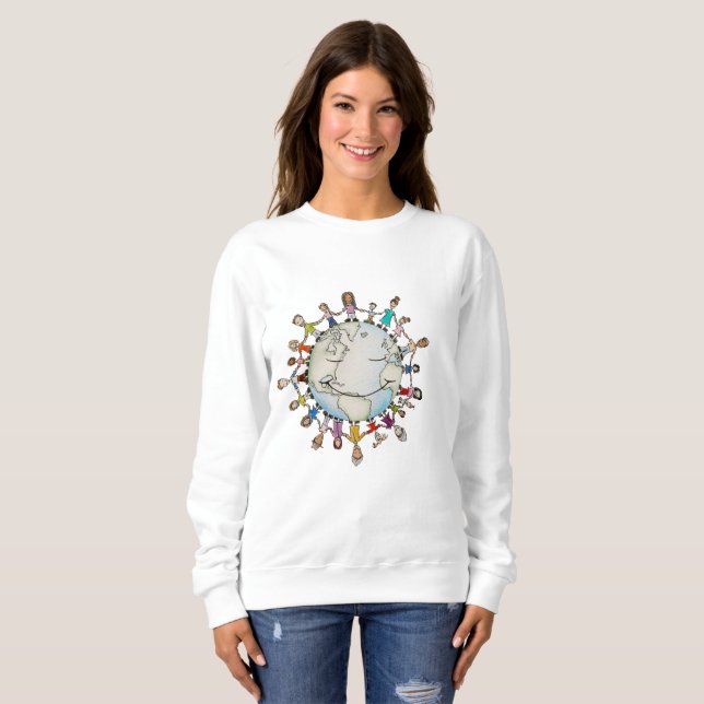 Force Field for Good Women's Sweatshirt (nouveau) (Devant entier)