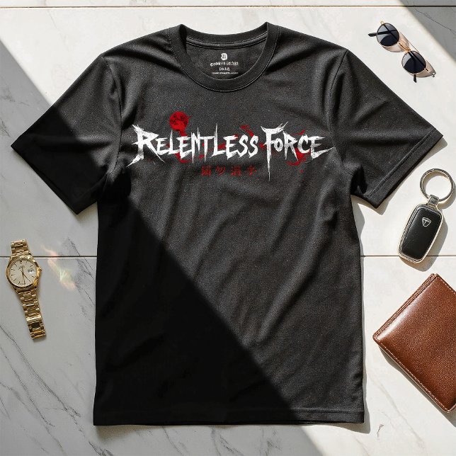 Force implacable - Motivational Design T-shirt (Créateur téléchargé)