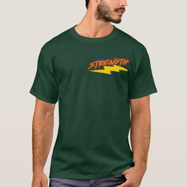 Force (Philippiens 4:13) TShirt hommes (Devant)
