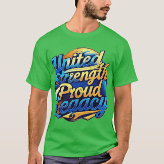 Force unie, fière T-shirt hérité