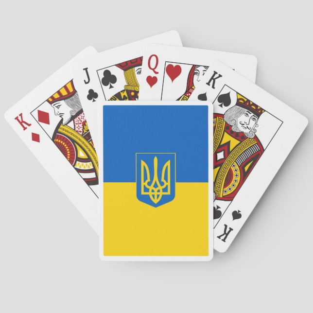 Forces armées ukrainiennes jeu de cartes (dos)