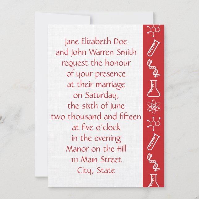 Forces attractives dans la Faire-part de mariage d (Devant)