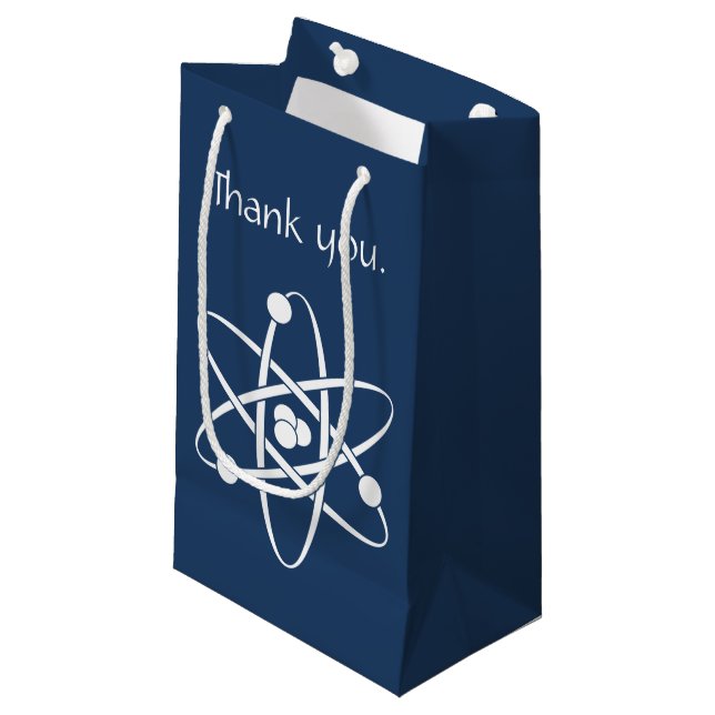 Forces Attractives dans le Sac Cadeau Navy (Devant Angle)