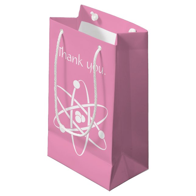 Forces attractives dans le sac cadeau Petal rose (Devant Angle)