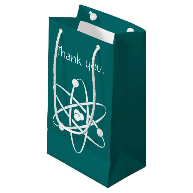 Forces attractives dans le sac cadeau Turquoise (Devant Angle)