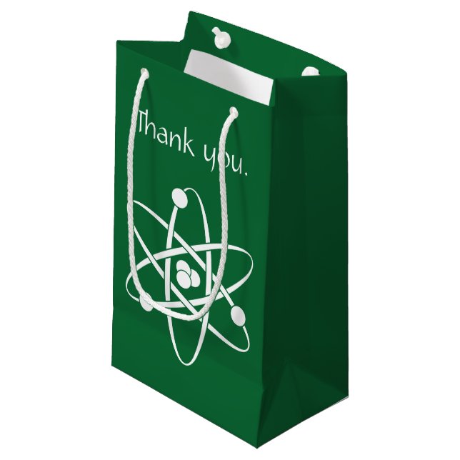 Forces attractives dans le sac cadeau vert (Devant Angle)
