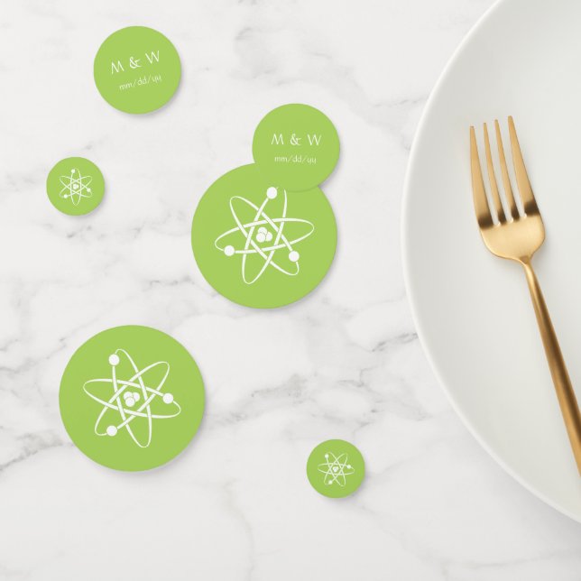 Forces Attractives en Confettis de Table Peridot (Groupe)