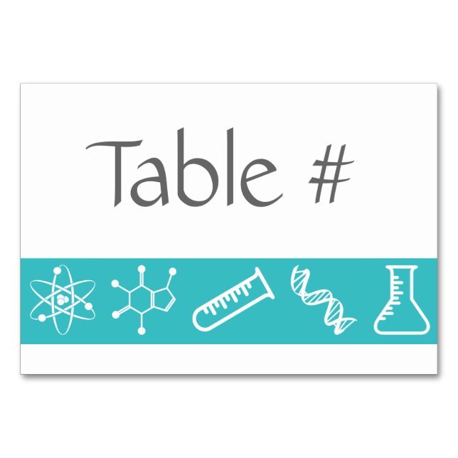 Forces attrayantes dans la carte de table Turquois (Devant)