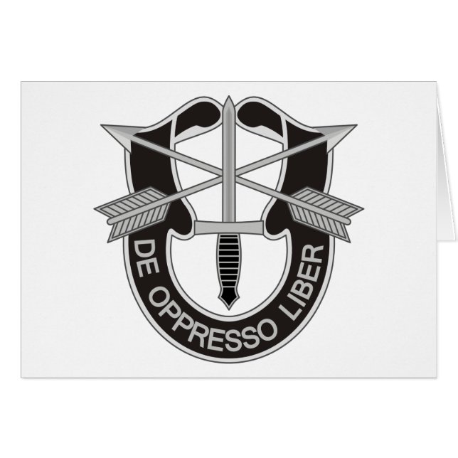 Forces spéciales SF De Oppresso Liber (Devant horizontal)