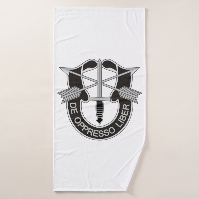 Forces spéciales SF De Oppresso Liber (Serviette de bain)