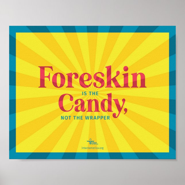 Foreskin Est Le Bonbon — Poster (Devant)