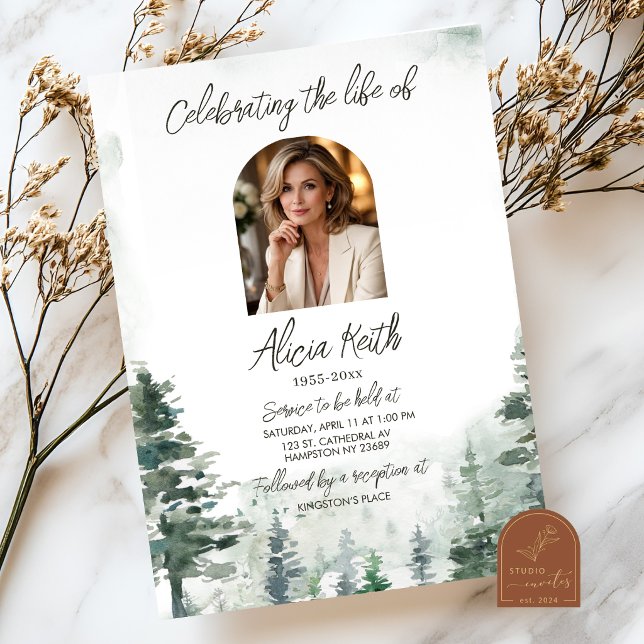 Forest Funeral Invitation (Créateur téléchargé)