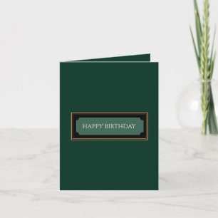Forest Green "Joyeux anniversaire, papa"