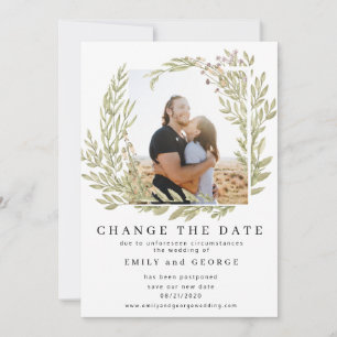 Forest Green Photo Change La Carte Date