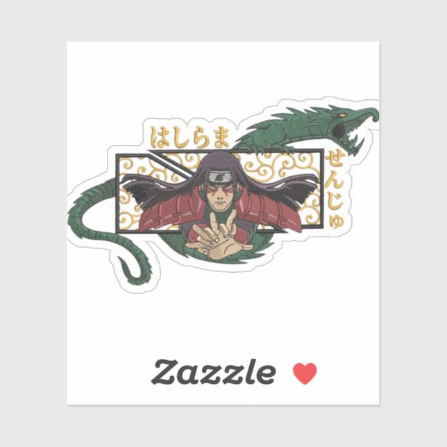 🌿 Forest Guardian Sticker – Anime-Inspired Warrio (Feuille)