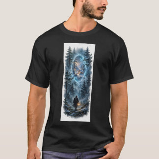 Forest Portal — T-Shirt Dans le Brouillard