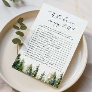 Forest Qui connaît maman meilleur jeu de baby show