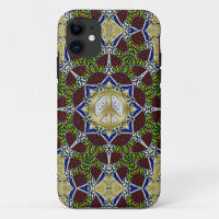 Forest Web Mandala Peace Star iPhone 5 Coque