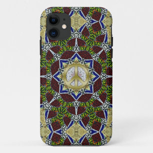Forest Web Mandala Peace Star iPhone 5 Coque