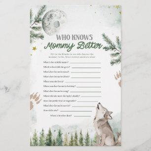 Forest Wolf Qui Connaît Mieux Les Jeux De Maman