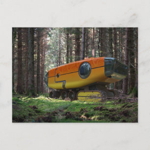 Forêt 3D RocketLodge - Carte postale