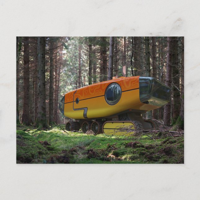 Forêt 3D RocketLodge - Carte postale (Devant)